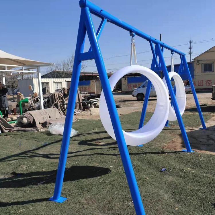 Outdoor LED illuminated trending swings, playground children's seats for parks, scenic spots, solar swing suspended baskets